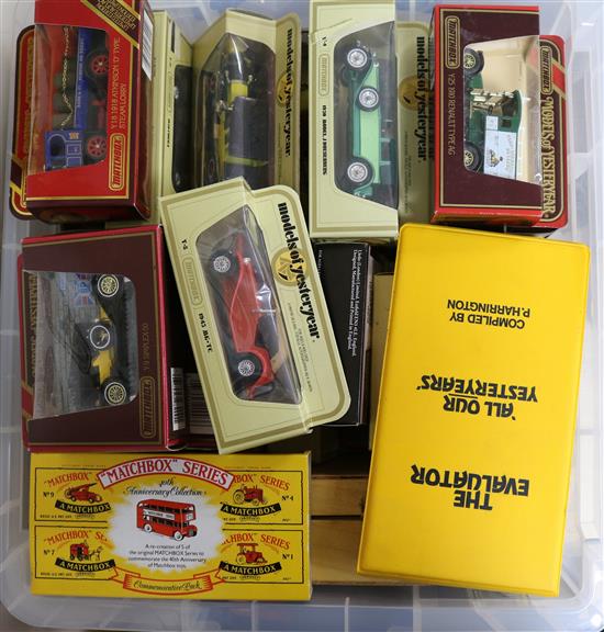 A collection of Models of Yesteryear and other model cars, boxed